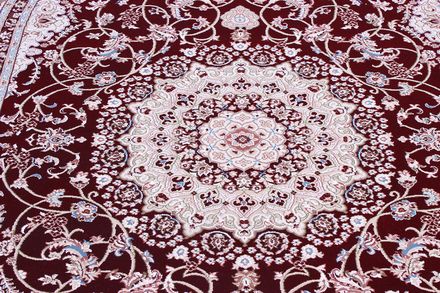 Carpet Esfahan 4878 d red ivory