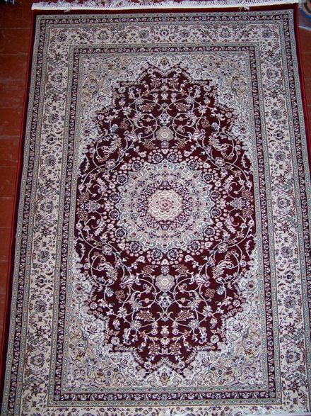 Esfahan 4878 d red ivory