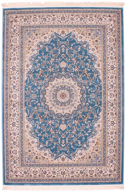 Carpet Esfahan 4878a blue ivory