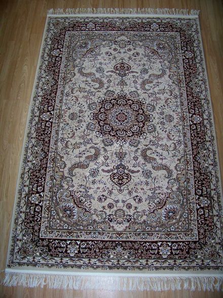 Carpet Esfahan 4879 ivory-d.red
