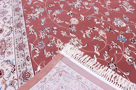 Carpet Esfahan 4904 rose-ivory