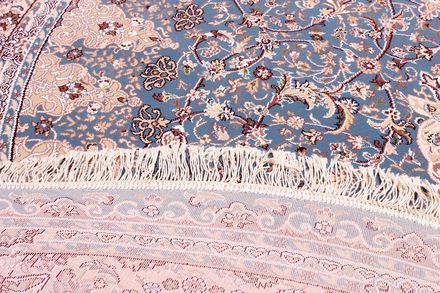 Carpet Esfahan 4996A-blue-ivory