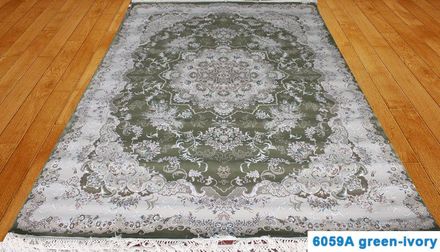 Carpet Esfehan 6059A green ivory