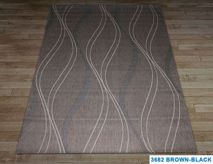 Carpet Lodge 3682 brown black