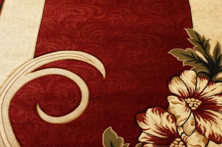 Carpet Nidal 5087A-d-red-ivory