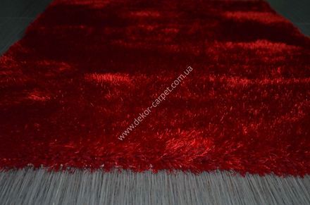 Ковер - Ковер Puffy 4b S001a red изображение 1 () ворсистый ковер красного цвета
