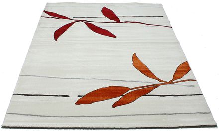 Carpet Sevilla 4544-paper-white-red