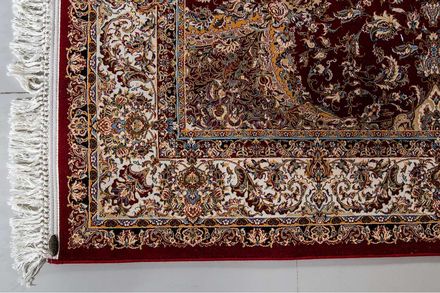 Carpet Abrishim 3811A dark red beige