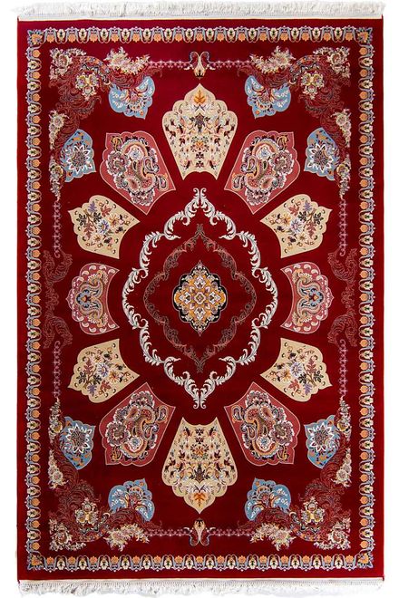 Carpet Abrishim 3847A red
