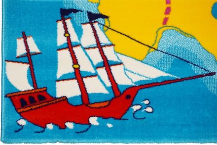 Ковер - Ковер Baby 2066 изображение 4 () ковер с пиратами