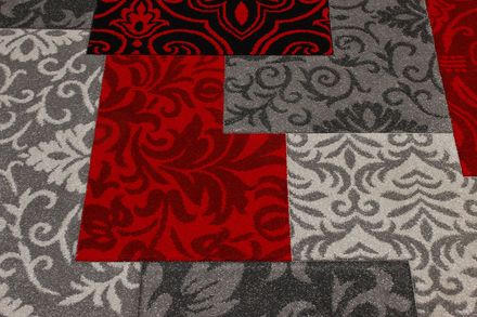 Carpet Daisy Carving 8430a grey