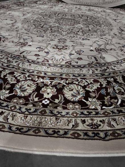 Ковер Esfahan 4878A-ivory-d-red