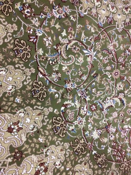 Carpet Esfahan 4996A-green-ivory