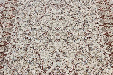 Carpet Esfahan 4996f ivory lbeige