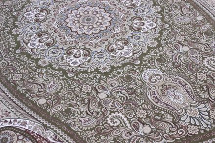 килим Esfahan 9648 GREEN IVORY