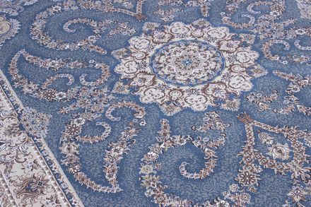 Carpet Esfahan 9720A-BLUE-IVORY