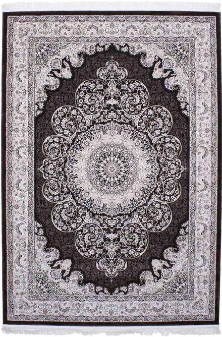 Carpet Esfahan 9724A DBROWN IVORY