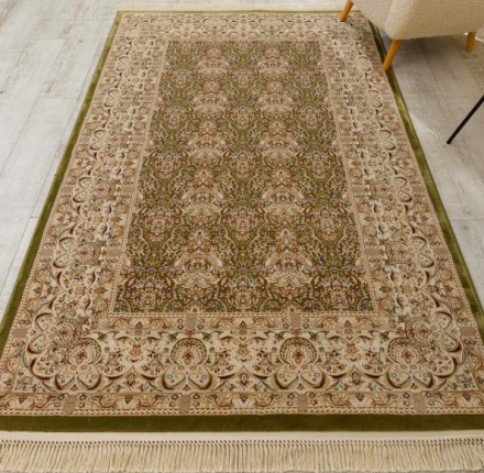 Esfahan 9915A-GREEN-IVORY