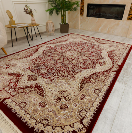 килим Esfehan AG56A d.red l.beige