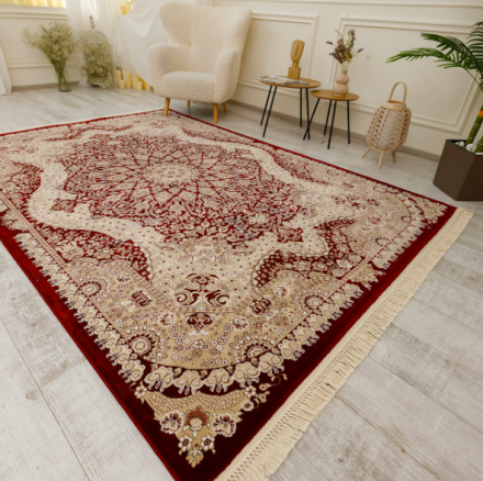 килим Esfehan AG56A d.red l.beige