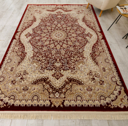 килим Esfehan AG56A d.red l.beige