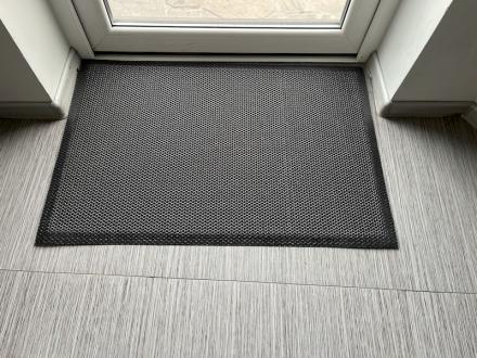Прорезиненный коврик Exit carpet black