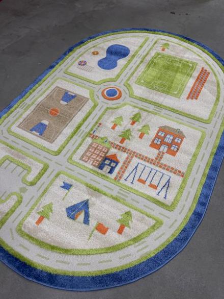 Carpet Fulya 8c44b m-blue
