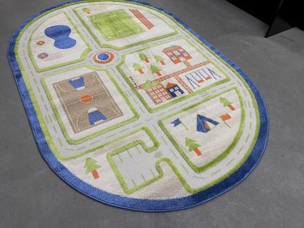 Carpet Fulya 8c44b m-blue