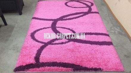 Carpet Gold Shaggy 8018 pink