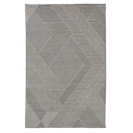 Carpet Linq 8208А l.gray-d.gray