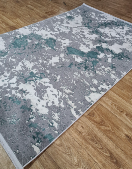 Carpet Luxury 05917 turquoise grey