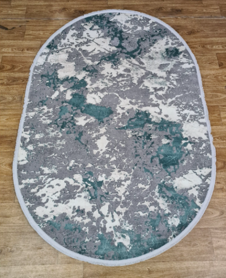 Carpet Luxury 05917 turquoise grey