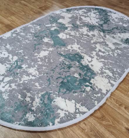 Carpet Luxury 05917 turquoise grey