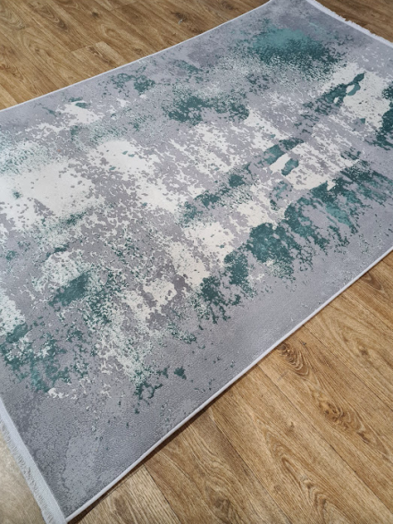 Carpet Luxury 06185 turquoise vizon