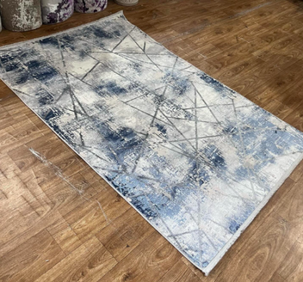 Килим Moda 8259a lblue dgrey