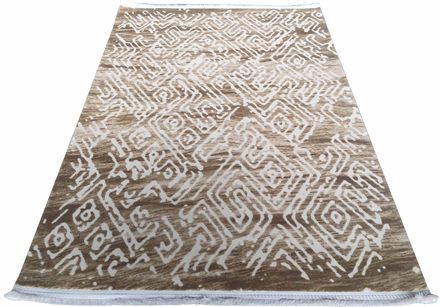 килим Nuans w1502 l brown crem