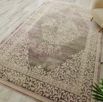 килим Rapsody n796a lgrey lila