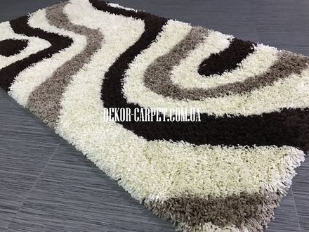 Carpet Shaggy Sao 2701 9109a opt beyaz camel