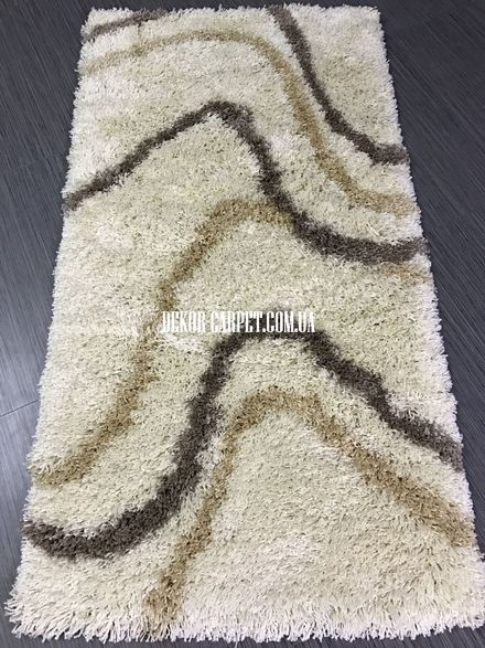 Carpet Shaggy Sao 2701 beyaz camel