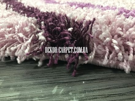 Carpet Shaggy Sao 2701 pink purple