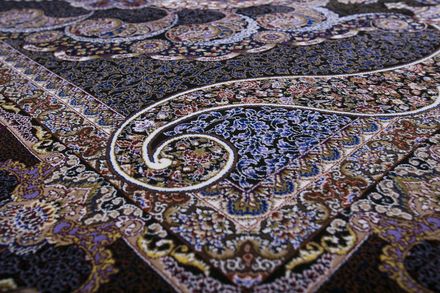 Carpet Tabriz 51 dark blue