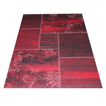 килим Vintage 4814 black witdberry red