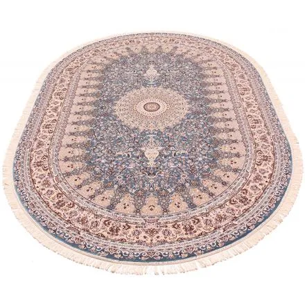 Килим Esfahan 4996A-blue-ivory