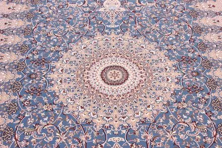 Килим Esfahan 4996A-blue-ivory