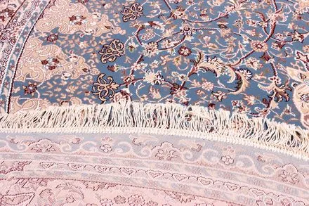 Килим Esfahan 4996A-blue-ivory