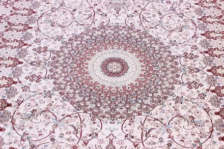 Килим Esfahan 4996a ivory-brown