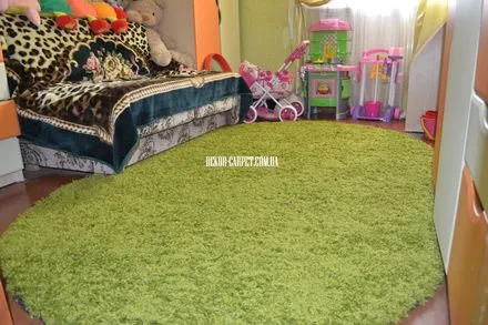 Килим Lux Shaggy 1000 green