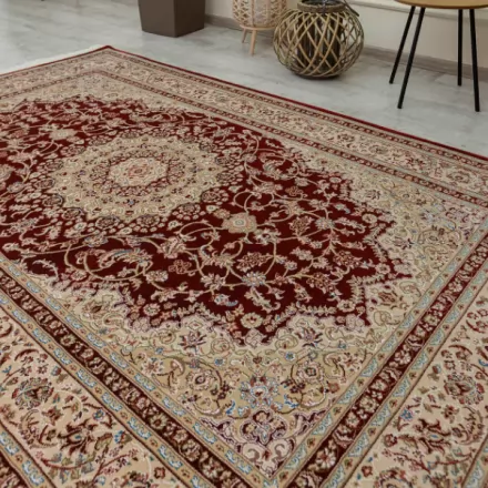 Килим Esfahan 4878 d red ivory