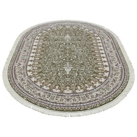 Килим Esfahan 4996f green ivory
