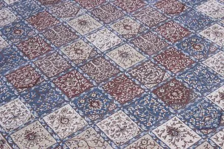 килим Esfahan 9468A-BLUE-IVORY